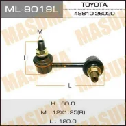 ���� ������������� Masuma ML-9019L / front TO Regius, Granvia H4# LH Masuma, ����� �������� ML9019L ����