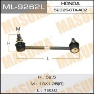 ���� ������������� Masuma ML-9262L / rear HO Pilot/ YF4 2010- LH Masuma, ����� ������ ML9262L ����