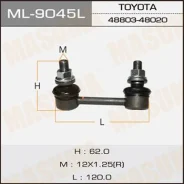 ���� ������������� Masuma ML-9045L / rear Lexus RX450H/GYL15L LH Masuma, ����� ������ ML9045L ����