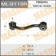 ���� ������������� Masuma ML-9119R / rear NI JUKE 2010- RH Masuma, ������ ������ ML9119R ����