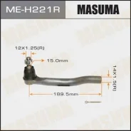 ���������� ������� ���� Masuma ME-H221R / HO Civic 06- R Masuma MEH221R ����