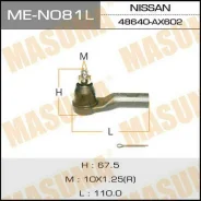 ���������� ������� ���� Masuma ME-N081L / NI Micra/ K12E LH Masuma, ����� MEN081L ����