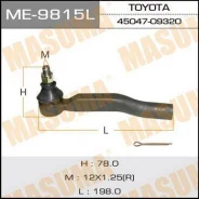 ���������� ������� ���� Masuma ME-9815L / TO Avensis, Verso/ ADT270, ZRT270 LH Masuma, ����� ME9815L ����