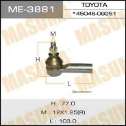 ���������� ������� ���� Masuma ME-3881 / TO Hilux SURF/ KUN15, TGN1# ME-3881 Masuma ME3881 ����