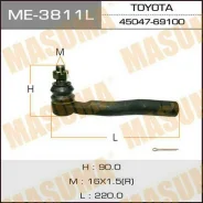 ���������� ������� ���� Masuma ME-3811L / TO out LH LAND Cruiser 100, Lexus LX470, -2000.08 Masuma, ����� ME3811L ����