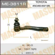 ���������� ������� ���� Masuma ME-3811R / TO out RH LAND Cruiser 100, Lexus LX470, -2000.08 Masuma, ������ ME3811R ����
