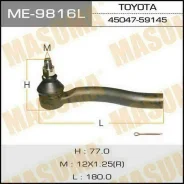 ���������� ������� ���� Masuma ME-9816L / TO Premio, Allion/ NZT260, ZRT26# LH ME-9816L Masuma, ����� ME9816L ����