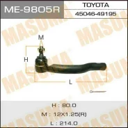 ���������� ������� ���� Masuma ME-9805R / TO RAV4/ ACA3# RH Masuma, ������ ME9805R ����
