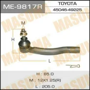 ���������� ������� ���� Masuma ME-9817R TO Prius. ZVW30/35. Lexus. CT200H RH ME-9817R Masuma, ������ ME9817R ����