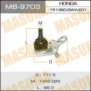 ������� ����� Masuma MB-9703 / front low HO CR-V/ RE3, RE4 Masuma, �������� MB9703 ����