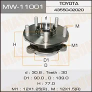 ��������� ���� Toyota front Auris/ NDE150, NRE150 Masuma, �������� MW11001 ����