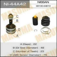 ���� Masuma 22x48x23x42 Masuma NI44A42 ����