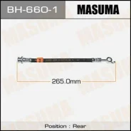 ����� ��������� Masuma BH-660-1 / N- /rear/ Qashqai J10E RH Masuma, ������ ������ BH6601 ����