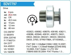 ������� �������� FIAT 500, Citroen AX 11, 9T Krauf SDV7797PN ����
