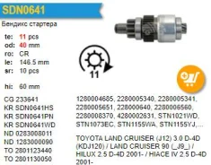������� �������� Toyota LAND Cruiser, Hilux 2.5 D-4D 2001- / Hiace IV 2.5 D-4D 2001- Unipoint SD5087 ����