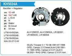 ������� ����+��������� ��������� Isuzu Trooper 3.1 TD, Bighorn 08.1 UTM KH5024A ����