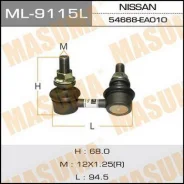 ���� ������������� Masuma ML-9115L / front NI Pathfinder, Navara 05- LH Masuma, ����� �������� ML9115L ����