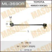 ���� ������������� Masuma ML-3690R / front TO ACU/MCU/SXU1#, MCV/SXV2# RH Masuma, ������ �������� ML3690R ����