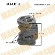 ����������� Masuma Sunny, B12, FB12, front low RU-039 Masuma RU039 ����