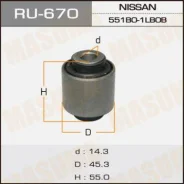 ����������� Masuma Patrol/ Y62 rear low RU-670 Masuma RU670 ����