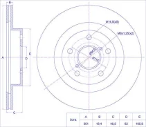 ���� ��������� TG-43512-42010*Ti�GUAR TG4351242010 ����