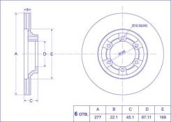   TG-MB407038/RN1335V*TiGUAR Ti-Guar TG-MB407038 TGMB407038 