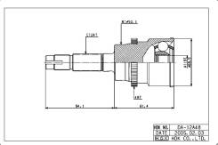 ���� �������� /�������� ������ /����� HDK ��� Daihatsu Terios 1997- Cami 1999- ABS; 19*52*24; DA-012A48; (CO-7510A TG-2812 TG2812Z48) 4342087402 43410...