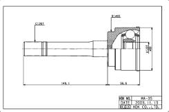 ���� �������� /�������� ������ /����� HDK ��� Bongo 236526; 23*65*26; MA-035; (TG-6835Z44 MA-035A44) MD1325600 HDK MA-035 MA035 ����