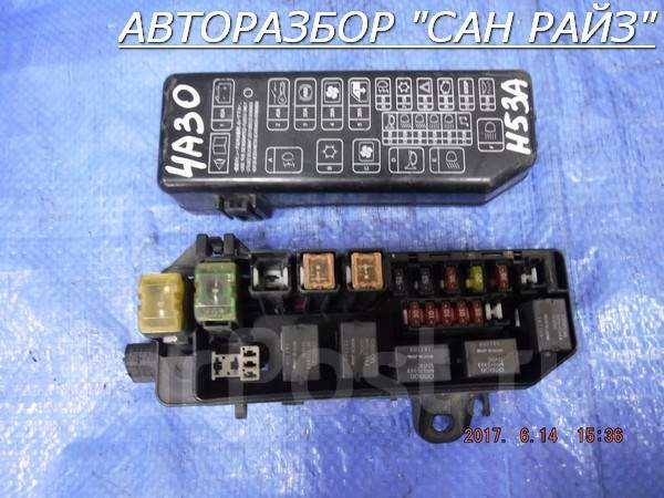 Где стоит предохранитель прикуривателя mitsubishi pajero 3 Блок предохранителей под капот Mitsubishi Pajero Mini H53A 4A30 купить в Барнаул