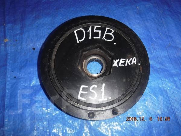 Как снять шкив на d15b Шкив коленвала Honda Civic EU1 D15B 13810-PLC-003 13810-PLR-003 купить в Барнаул