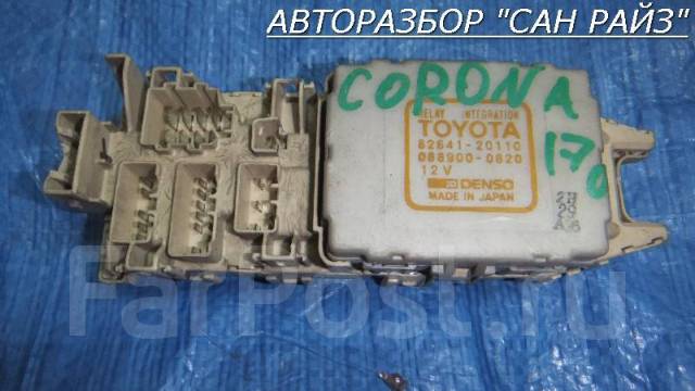 Блок предохранителей тойота ипсум 21 Блок предохранителей салона Toyota Corona AT170 82641-20110 068900-0820, правый 