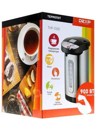 Dexp thp 5700 замена предохранителя Термопот DEXP THP-3500 серебристый, новый, в наличии. Цена: 3 850 ₽ во Владивост