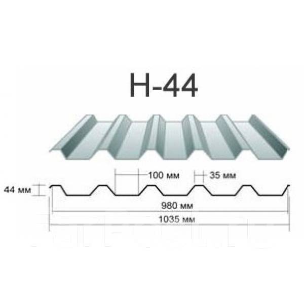 Нс 44 вес. Нс44-1000-0.7. Профлист нс44 вес 1 м2. НС 44 толщина профлиста. Профлист нс44 рабочая ширина.
