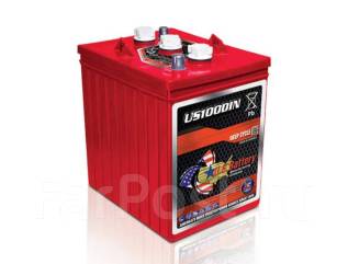 Тяговый аккумулятор U. S. Battery US 145 XC2 6В 251Ач (США) U.S.Battery ...