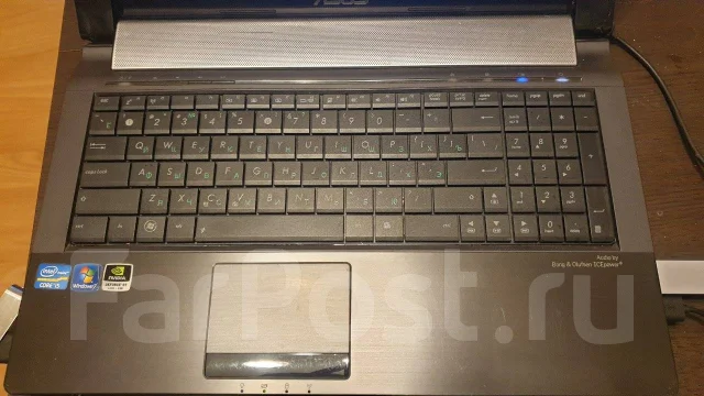 Asus N53. 15.6", 2,5����, ��� 6 ��, ���� 620���, WiFi: 1, Bluetooth: 1, ����������� �� 3��. ����