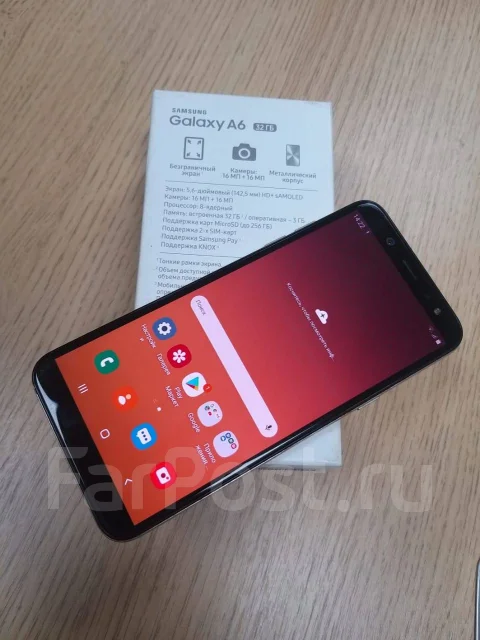 Samsung Galaxy A6. �/�, �������, 4G LTE, Dual-SIM, NFC ����
