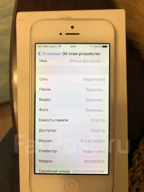 Apple iPhone 5. �/�, �����, 3G, 4G LTE ����