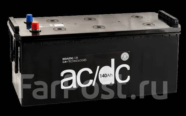 Аккумулятор Ac/Dc 6СТ-140.4 140Ач 900А -1000 за БУ АКБ/ Есть РМРС/2024 ...