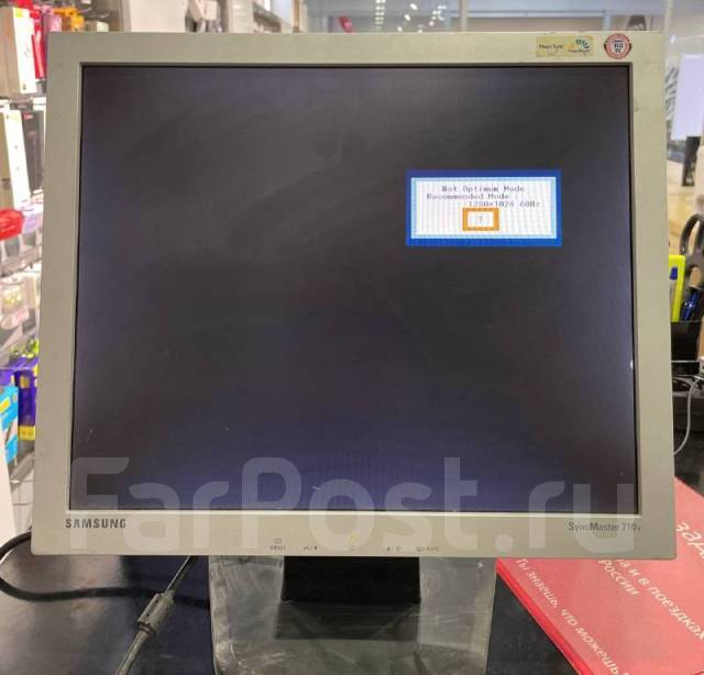 Монитор Samsung SyncMaster 710v, 17", TN, 1280x1024 (SXGA), б/у, в ...