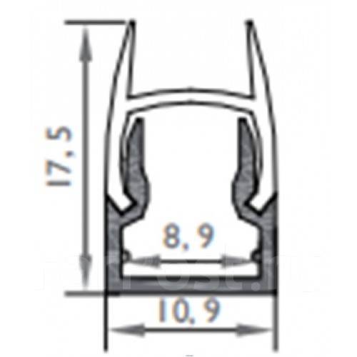 8 17 128 17. Профиль для торцевой подсветки. Алюминиевый профиль для торцевой подсветки стекла 8 мм.