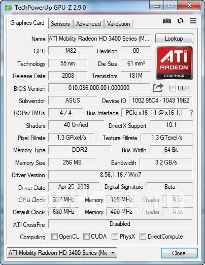 Asus F80S. 14", 1,9����, ��� 3072 ��, ���� 120���, WiFi: 1 ����