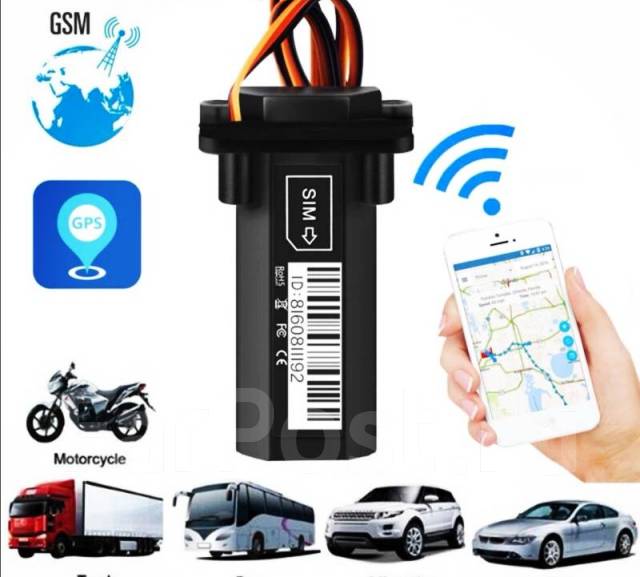 GPS-трекер маяк, маячок, метка антенна для автомобиля мото M,12-24v ...