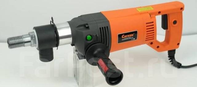 Ручная дрель алмазного бурения с микроударом Cayken OND-916PD-G для ...