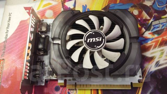 Видеокарта MSI GeForce GT 730 2GB vga, dvi, hdmi, б/у, в наличии. Цена ...