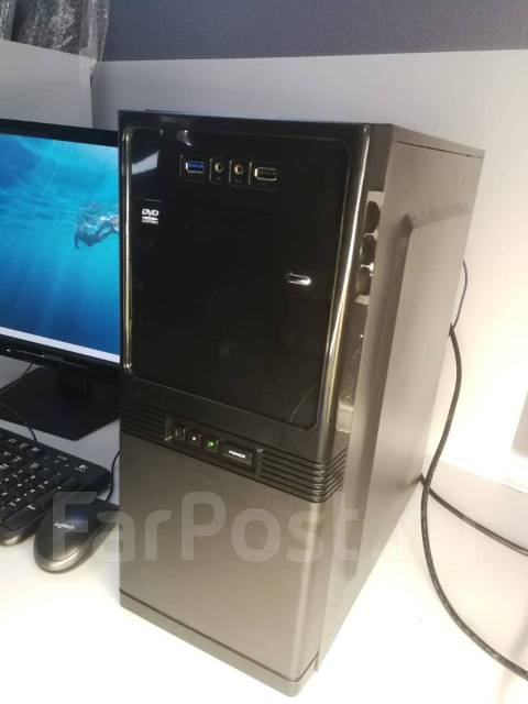 Мощный комп для дома и офиса. 6 ядер Core i5-8400,4GB, SSD, GeForce 710 ...