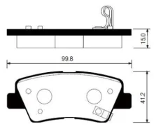 ������� �������� ������ Hyundai Solaris / KIA RIO 11 (Hyundai Elantra IV/Avante 06-10, Hyundai Ela SP1401 ����