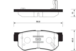 ������� ��������� ������ �������� Hyundai Elantra (Tucson, Sonata, Santa FE), KIA (Magentis, Sportag SP1117 ����