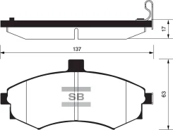 ������� ��������� Hyundai Elantra (XD) 00-06, Matrix 01-10 �������� SP1152 SP1152 ����