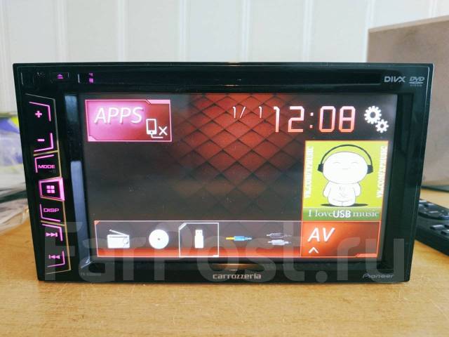 Pioneer Carrozzeria FH-6100DVD USB, MP3 CD/DVD AUX, Phone 