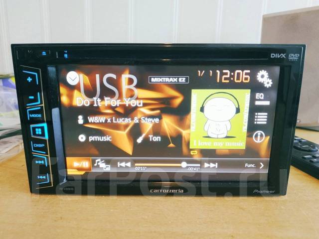 Pioneer Carrozzeria FH-6100DVD USB, MP3 CD/DVD AUX, Phone 